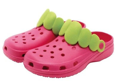 #ad Pink Strawberry Clog Sandals Slippers Women#x27;s Fruit Kawaii Size US 7 8 24cm25cm $32.29
