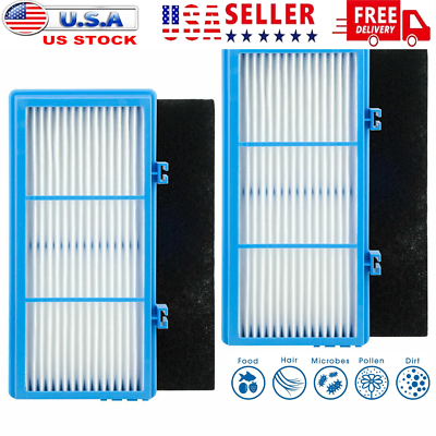 #ad 2 Pack HEPA Filters Carbon Booster Sheet HAPF30AT for Holmes AER1 Air Purifiers $14.19
