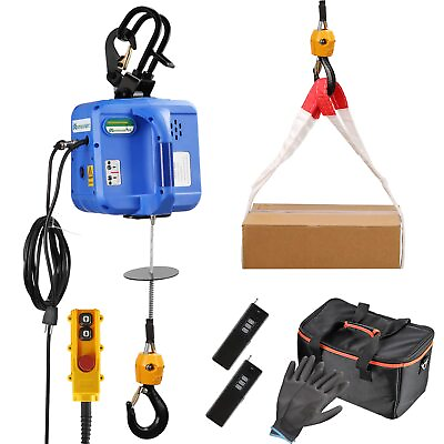 #ad Power Electric Hoist PRO 29.5ft Lifting Height 1600W Portable Electric Winc... $380.11