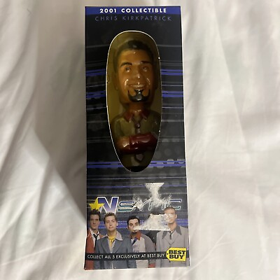 #ad 2001 NSYNC Chris Kirkpatrick Collectible Bobblehead Best Buy Exclusive $11.95