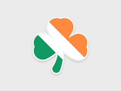 #ad Ireland sticker • Irish sticker featuring the tricolor flag shamrock clover $2.99