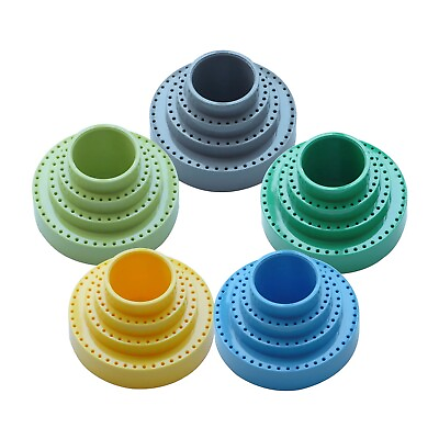 #ad Bur Holder Rotary Round Shape Lab Drill Bit Storage Case Jewelry Making Tools $36.04