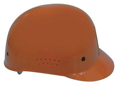 #ad Condor 23Z352 Bump Cap Baseball Polyethylene Pinlock Suspension Orange $4.75