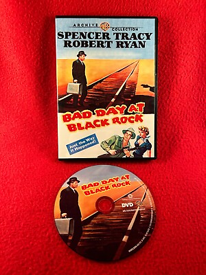 #ad Bad Day at Black Rock DVD R Spencer Tracy 1955 Robert Ryan Warner Archive USA $11.95