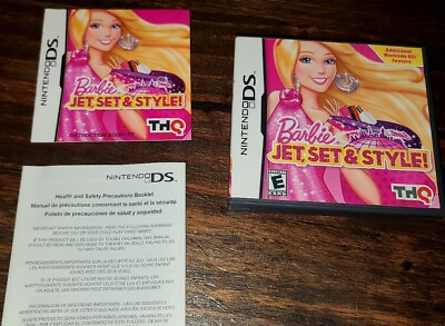 #ad Barbie: Jet Set amp; Style Nintendo DS Case amp; Manual Only $9.98