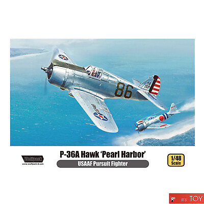 #ad Wolfpack 1 48 P 36A Hawk #x27;Pearl Harbor#x27; USAAF Pursuit Fighter Model kit WP14811 $23.30