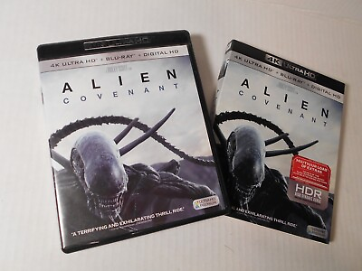 #ad Alien Covenant 4K UHD Blu ray 2 Discs US Release w SLIPCOVER $18.99