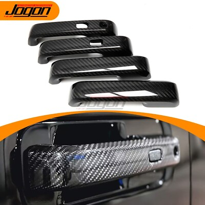 #ad Carbon Outer Door Handle Covers Trim For Ford F 150 F150 Raptor Platinum 2015 20 $119.21
