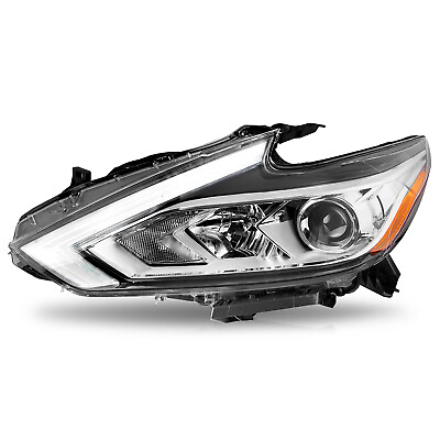 #ad #ad For 2016 2018 Nissan Altima Halogen w o LED DRL Left Driver Headlight Assembly $64.99