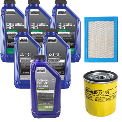 #ad Polaris Diesel Oil Fluid Change Kit Air Filter 2017 Ranger Crew Diesel $172.92