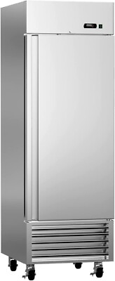 #ad Commercial Reach In Freezer 27#x27;#x27; Solid Steel Stainless Door New For Restaurant $999.59