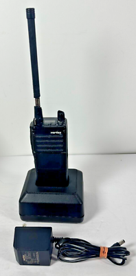 #ad Used Vertex Standard VX 510V Portable Two Way Radio with CA 12 Charging Dock $50.00