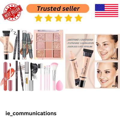 #ad Professional Makeup Kit SetAll in One Makeup Kit for Women Full Kit Includes 1 $13.80