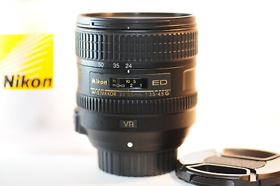 #ad Nikon ED AF S VR Nikkor 24 85mm f 3.5 4.5 G FX lens NO AUTO FOCUS for D780 D850 $98.85
