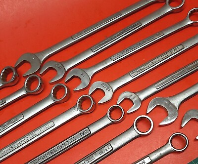 Choice Craftsman Tools USA Combination Wrench SAE 1 4quot; to 1quot; =V= V VV VA $5.95