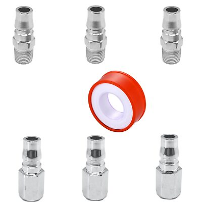 #ad 3set Quick Connect Air Coupler，Air Compressor Accessories Fittings Plug Kit，A... $23.73
