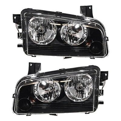 #ad NEW HEADLIGHT PAIR FITS DODGE CHARGER SRT8 SUPER BEE 2007 10 CH2503206 CH2502206 $226.72