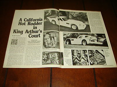 #ad TVR SPORTS CAR POWERED WITH MAZDA 13B ROTARY ***ORIGINAL 1986 ARTICLE*** $10.75