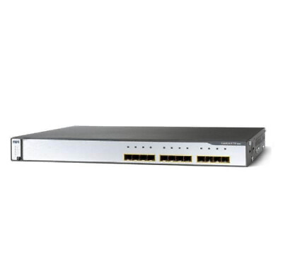 #ad Cisco WS C3750G 12S E Catalyst 12 Port Gigabit SFP Managed Switch 1Year Warranty $138.00