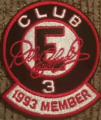 #ad Dale Earnhardt 1993 Club E Member embroidered Iron on patch $21.25