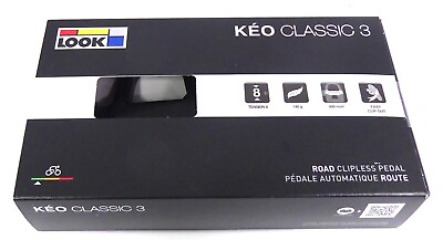 #ad Look Keo Classic 3 Pedals Black Red $59.95