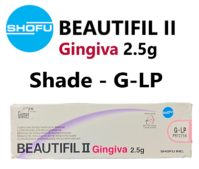 #ad Shofu Beautifil II Gingiva 2.5g Shade G DP and G LP $35.99