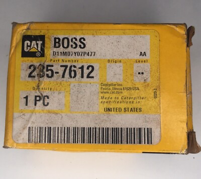 #ad Caterpillar Oem Boss 235 7612. Cat Nos Parts 2357612. $135.00