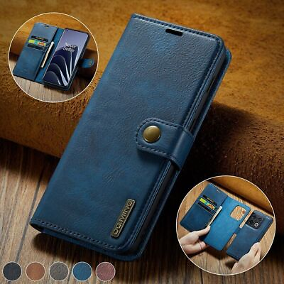 #ad For OnePlus 12 11 10 Pro Retro Leather Magnetic Wallet Case Removable Flip Cover $8.54