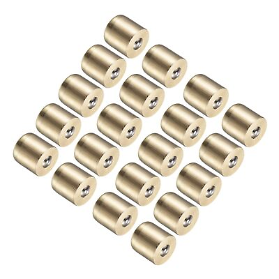 #ad Brass Push Button Grease Oil Cup 10x10mm Male Thread Brass Ball Oiler Ni... $13.68