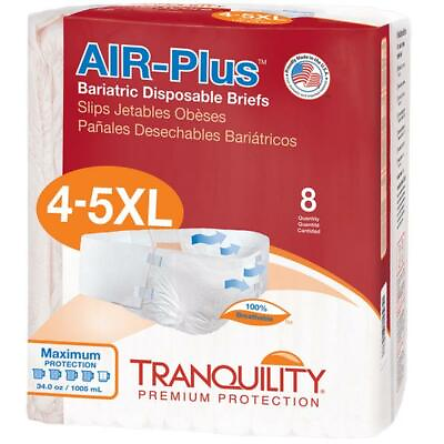 #ad Tranquility Air Plus Bariatric Disposable Diaper Briefs Heavy 3XL 4XL 5XL ✅ $99.99
