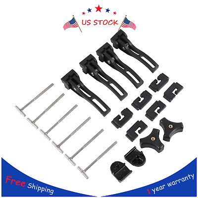 #ad #ad Universal Replacement Parts For Hard Tri Fold Tonneau Cover Rear Front Clamp $18.96