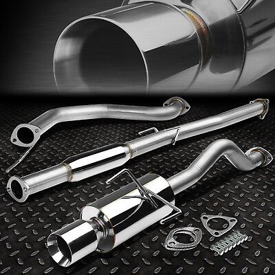 #ad FOR 94 01 ACURA INTEGRA GS R TYPE R 4quot; ROLLED MUFFLER TIP CATBACK EXHAUST SYSTEM $122.44