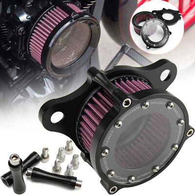 #ad Motorcycle Air Cleaner Intake Filter For Harley Sportster XL 883 1200 1988 2021 $28.79