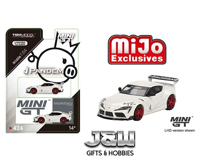 #ad Mini GT Pandem Toyota GR Supra V1.0 Pearl White MGT00424 1 64 $9.99