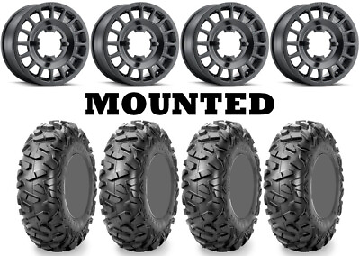 #ad Kit 4 Maxxis Bighorn Radial 28x10 14 on Method 407 Bead Grip Matte Black CAN $1680.39