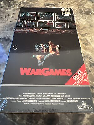 #ad War Games VHS 1984 Open w Original Seal Watermarks CBS Fox $42.63
