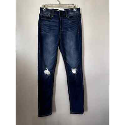#ad Mudd FLXStretch High Rise Skinny Dark Wash Jeans 7 $15.99