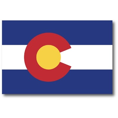 #ad Magnet Me Up Colorado Car Magnet US State Flag 4x6 Refrigerator Locker SUV Heavy $7.99