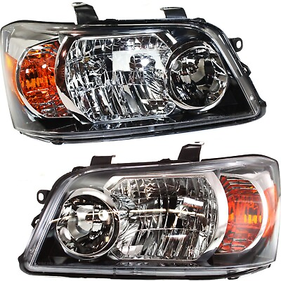 #ad Set of 2 Headlights Driving Head lights Headlamps Driver amp; Passenger Side Pair $99.53