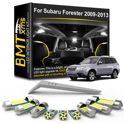 #ad 10x Interior Light Bulb Trunk Dome License Plate For Subaru Forester 2009 2013 $10.10