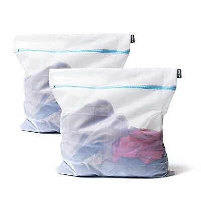 #ad 2 Pack XXL Extra Large Mesh Laundry Bags for Delicates Large Garment Bag fo... $16.70