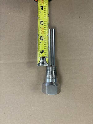 #ad 1 2 260S U21 2 304SS 1 2NPT INT EXT THERMOWELL 2.5quot; INSERTION X 1 4quot; STEM OMEGA $79.99