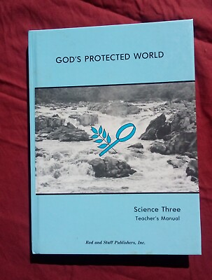 #ad God#x27;s Protected World Science 3 Teacher#x27;s Manual $6.23