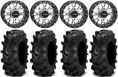 #ad System 3 ST 3 Machined 14quot; Wheels 27quot; Cryptid Tires Sportsman 550 850 1000 $1344.44