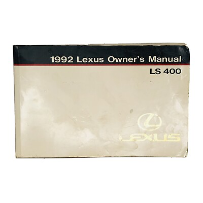 #ad Lexus Owners Manual 1992 ‘92 LS400 Car User Manual Toyota Lexus $15.98