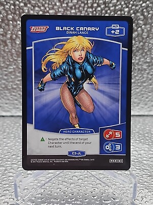 #ad 2017 MetaX Justice League Expansion Black Canary #C3 JL $3.00