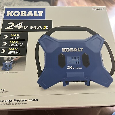 #ad Kobalt Kobalt 24 Volt cordless high pressure inflator 24 Volt Lithium Ion Air $44.00