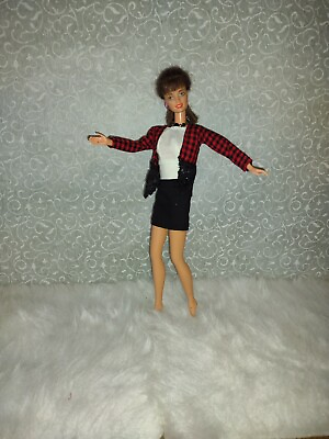 #ad Fits Vintage amp; Standard Barbie Homemade Chic Suit amp; Top 11.5” Doll New OOAK $17.50