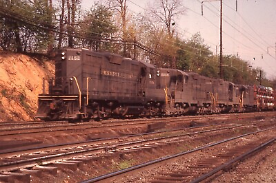 #ad Duplicate Train Slide Pennsylvania GP 9 #7152 03 1961 Enola PA $4.50