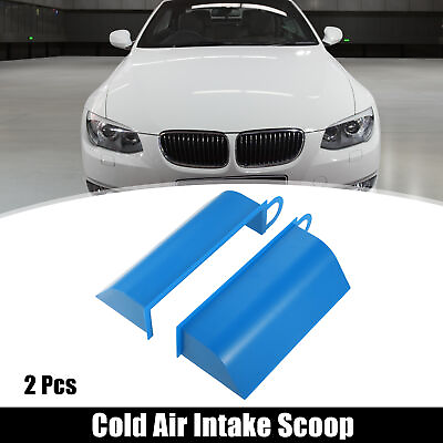#ad 2pcs Hood Dynamic Cold Air Tuning Intake System Scoop for BMW E90 91 92 Blue $20.42